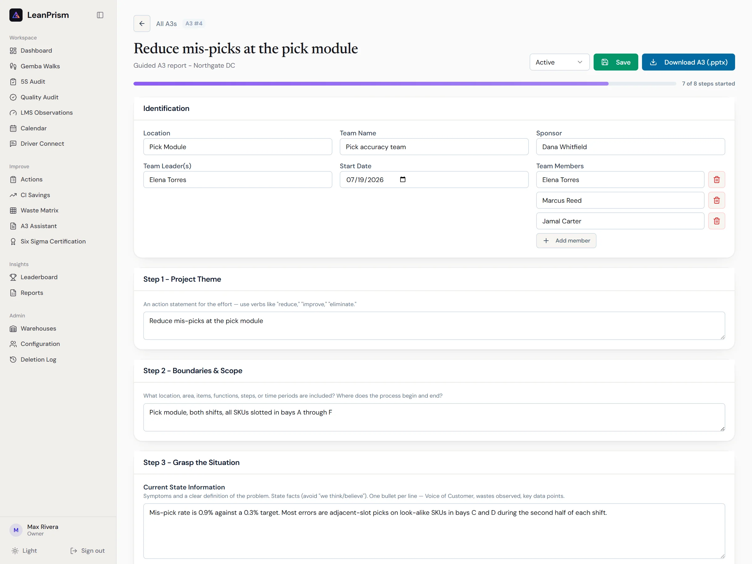 A3 project: reduce mis-picks at the pick module